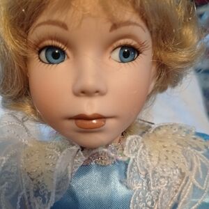 VINTAGE Cute Porcelain Doll Collectible